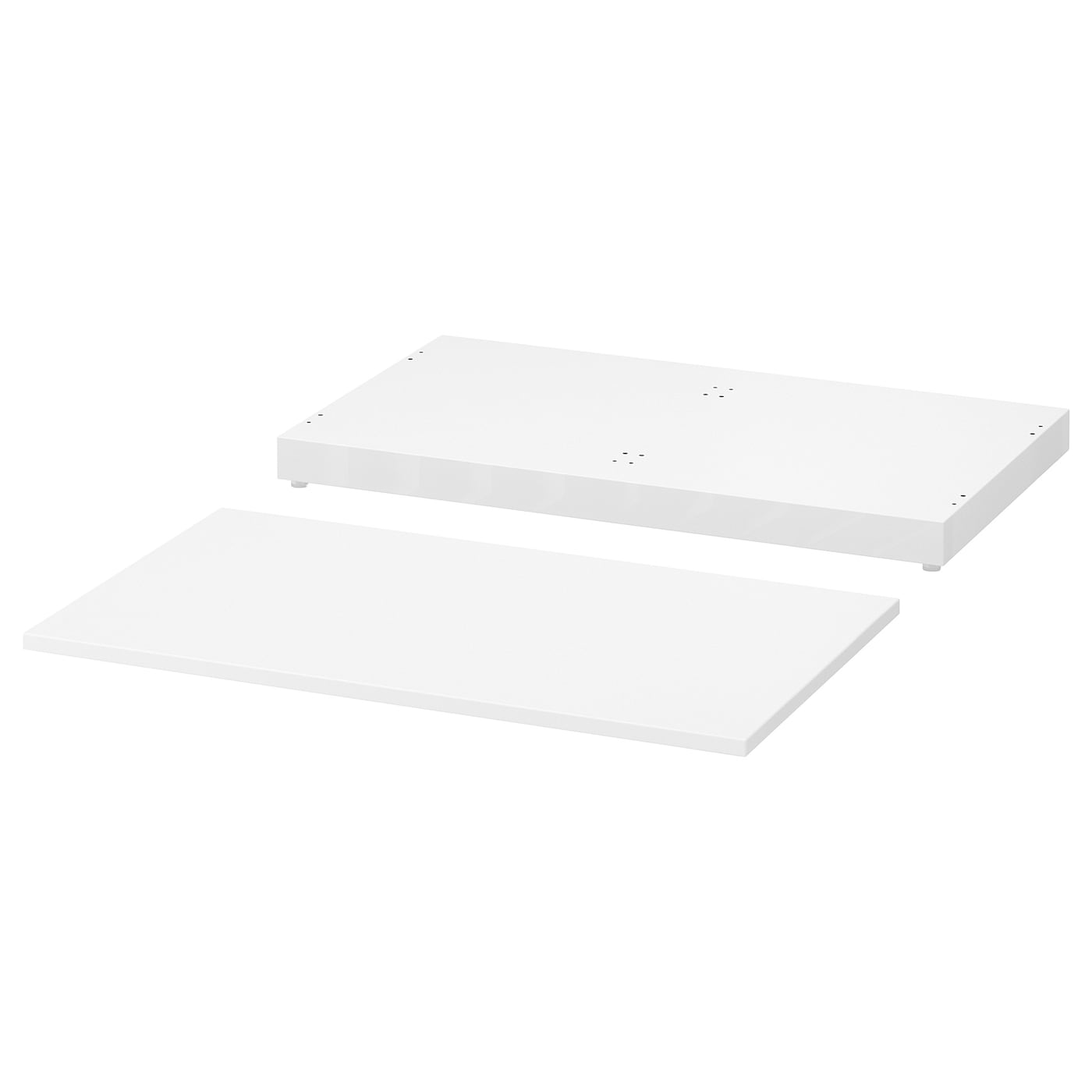 NORDLI Chest of 3 drawers, white, 80x192 cm