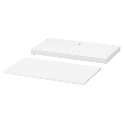 NORDLI Chest of 3 drawers, white, 80x192 cm