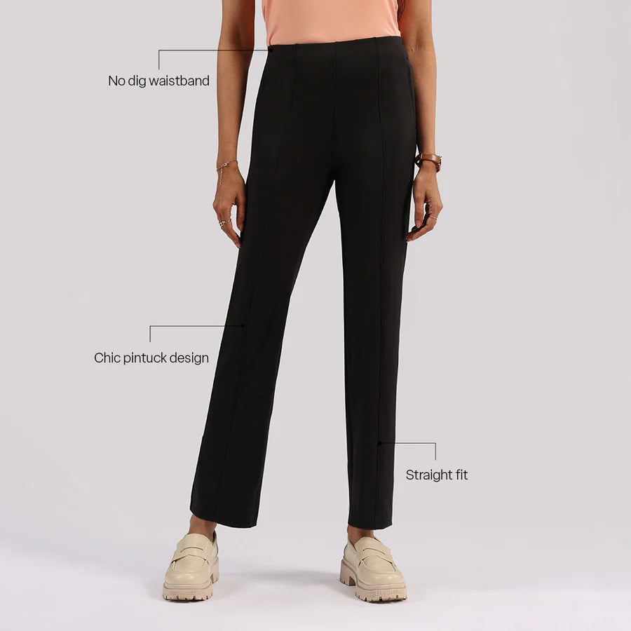 Ultimate Straight Pants (Bliss Black)