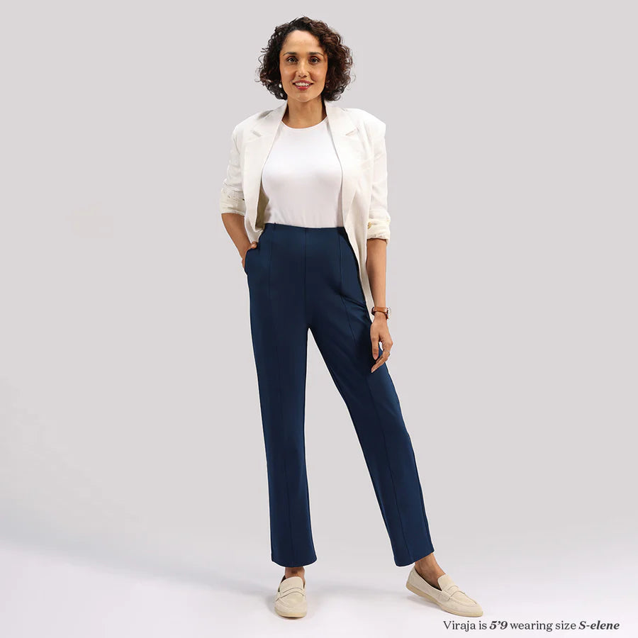 Ultimate Straight Pants (Naina Navy)