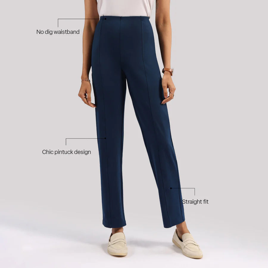 Ultimate Straight Pants (Naina Navy)