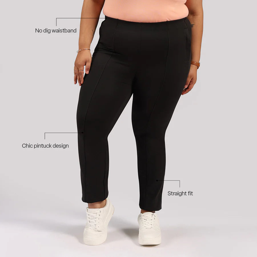 Ultimate Straight Pants (Bliss Black)