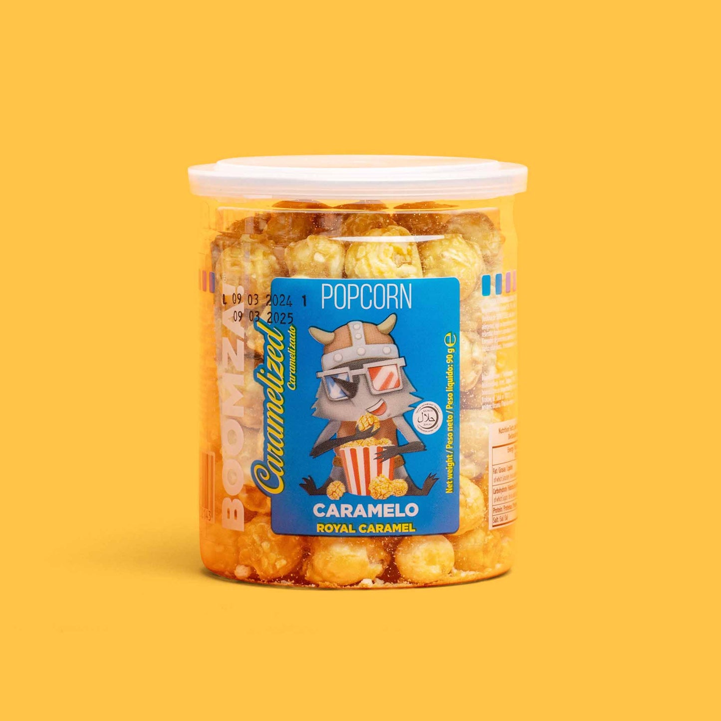 Caramelized Popcorn in Tube, Royal Caramel 90 g