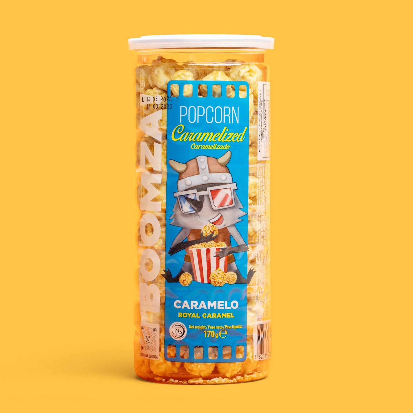 Caramelized Popcorn in Tube, Royal Caramel 170 g