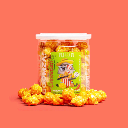 Caramelized Popcorn in Tube, Chili- Mango 90 g