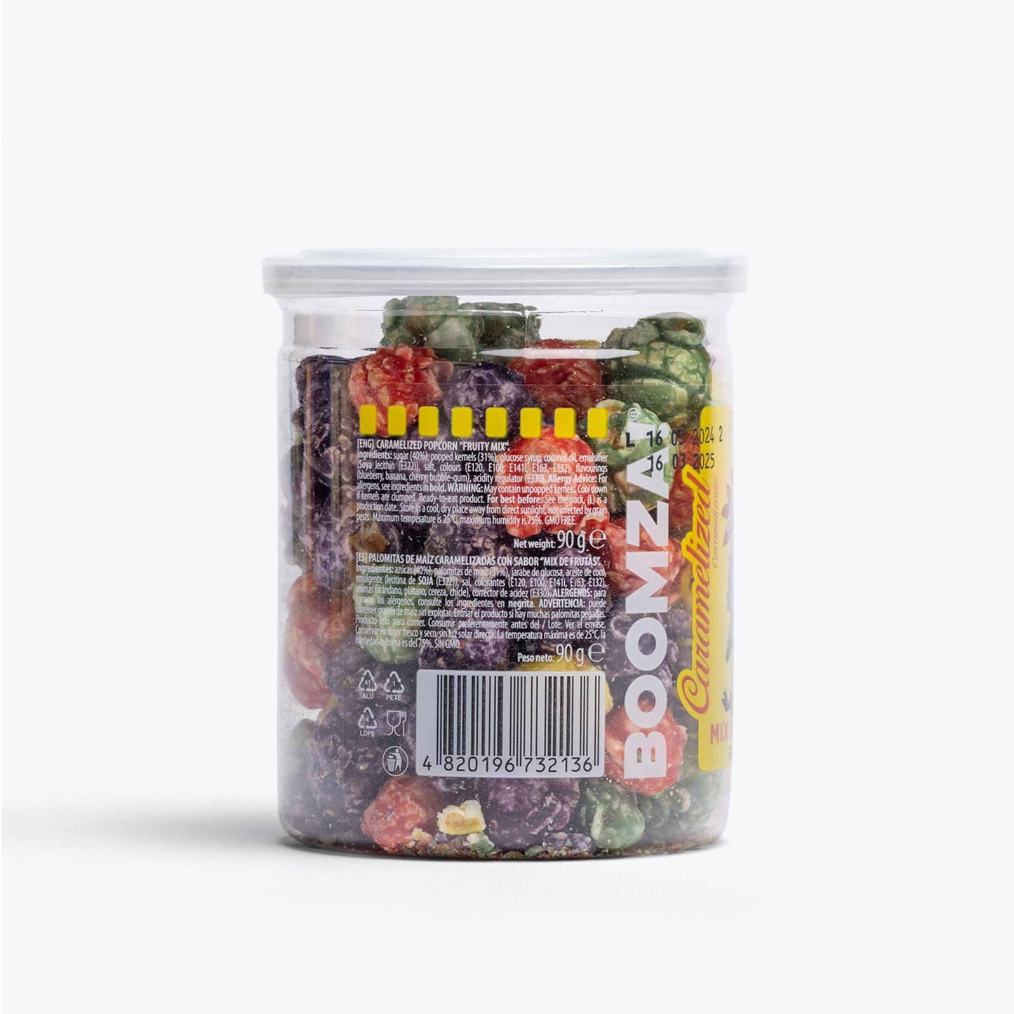 Caramelized Popcorn in Tube, Fantasy Mix 90 g