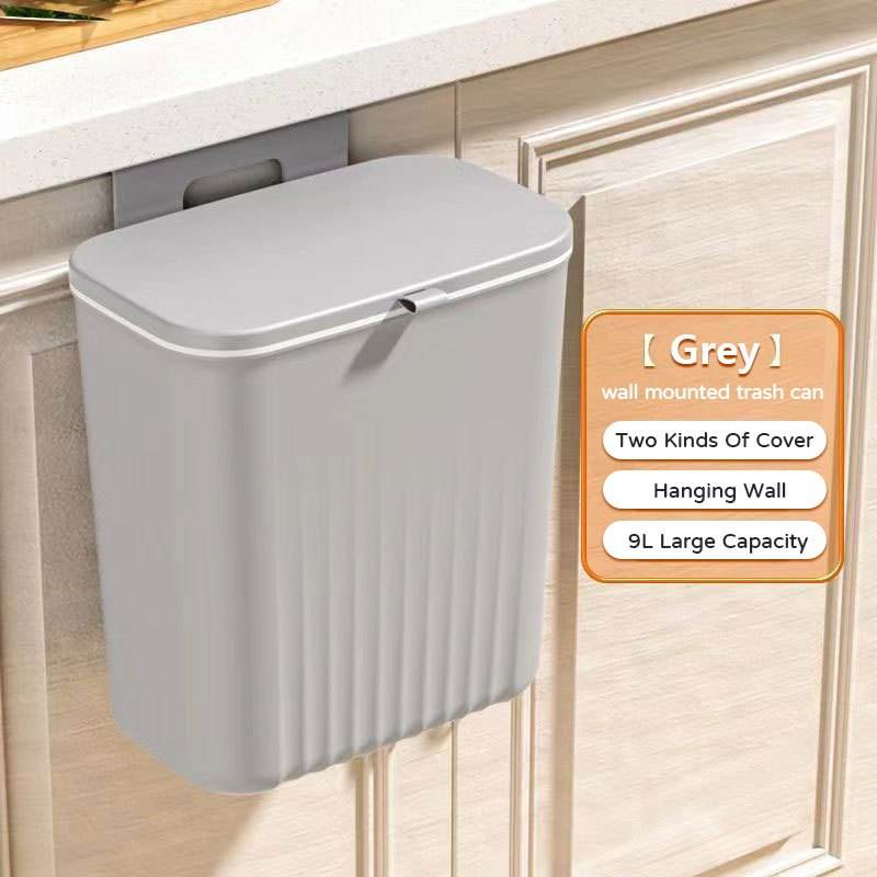 Hanging Trash Waste-bin Grey - Thebrands
