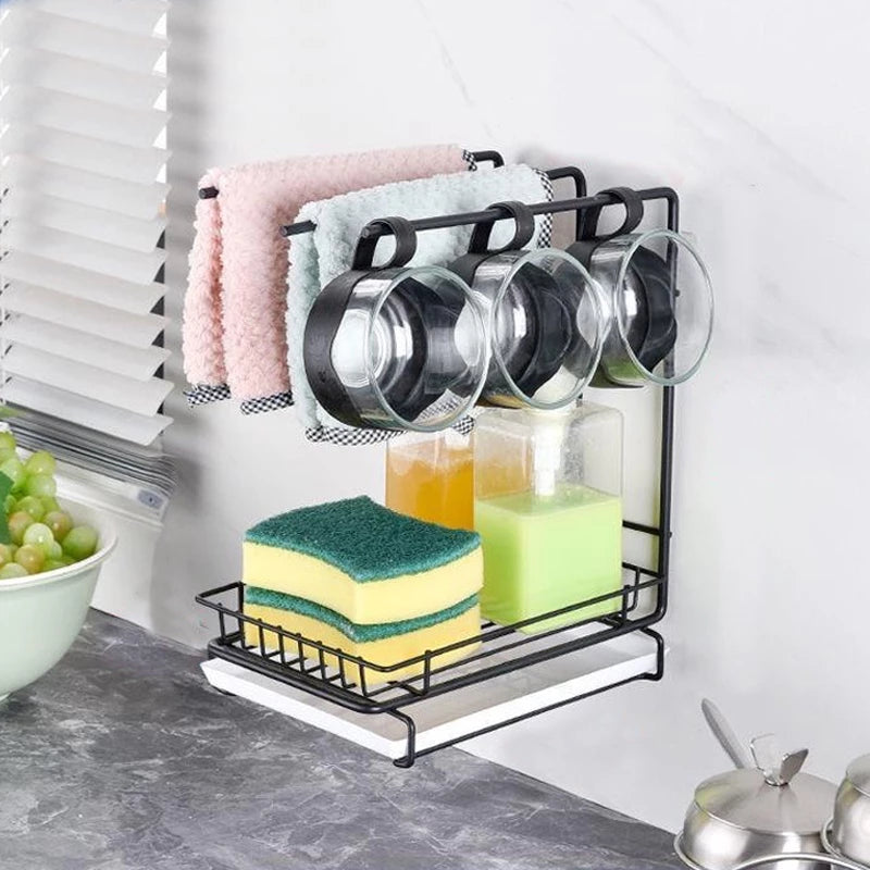Sponge Holder Rack - Black