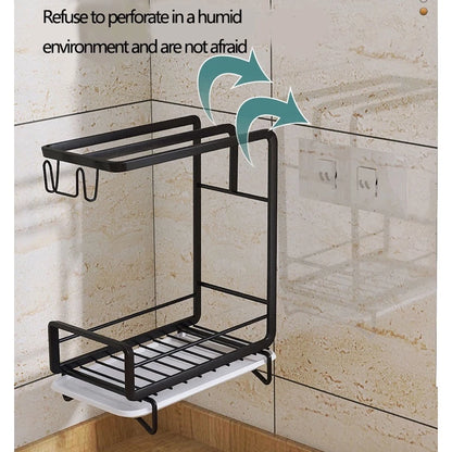 Sponge Holder Rack - Black