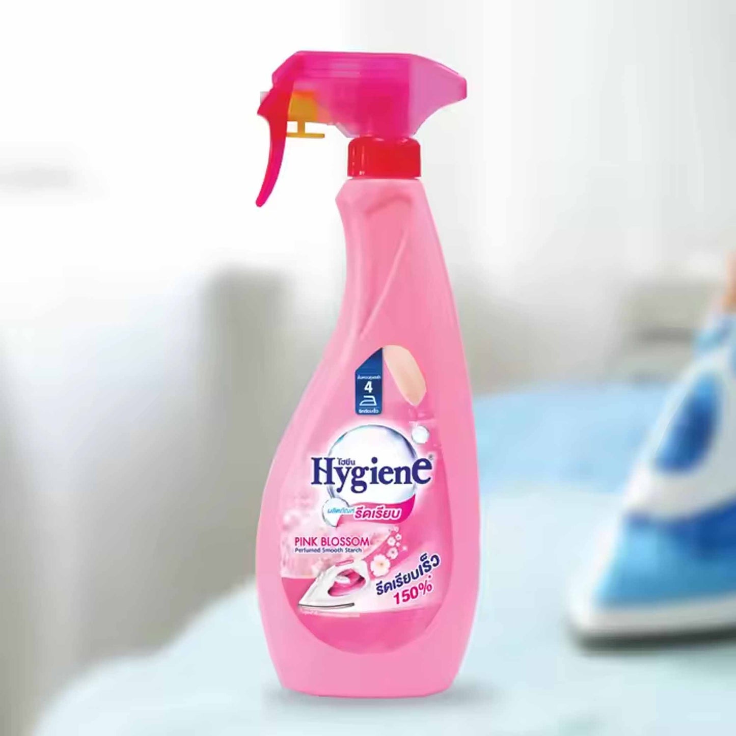 Hygiene Ironing Starch Pink 550 ml (Spray) bottle Pink Blossom