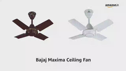 BAJAJ  WHITE CEILING FAN 600MM MAXIMA 24''