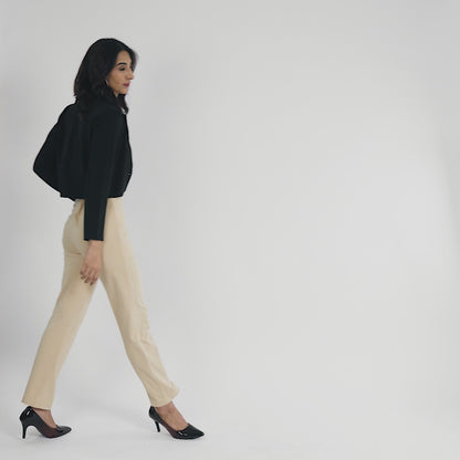 AM:PM Cotton Straight Pants (Naina Navy)