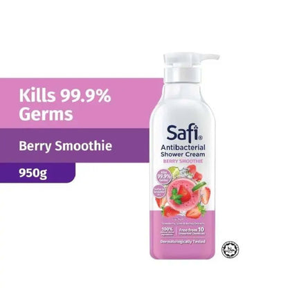 Safi Antibacterial Shower Berry Smoothie 950 ml