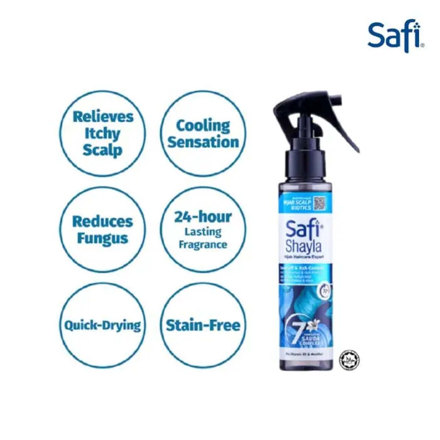 Safi Dandruff & Itch Control Hair & Hijab Parfum Mist 100 ml
