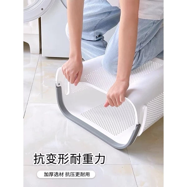 Laundry Basket Large - White