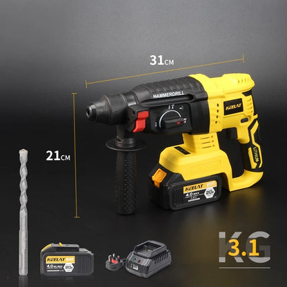 Keelat 4 IN 1 Cordless Combo Set - 4 in 1 + ( 2 Battery Set)