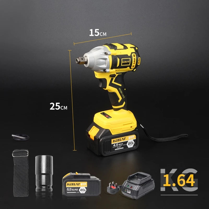 Keelat 4 IN 1 Cordless Combo Set - 4 in 1 + ( 2 Battery Set)