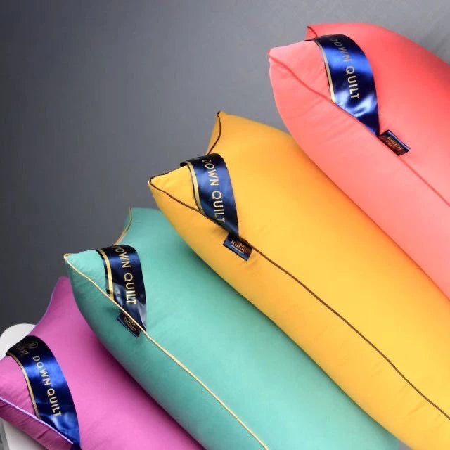 Cotton Pillow - Blue