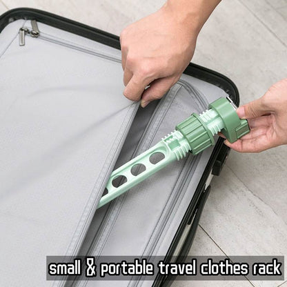 8 Hole Portable Hanging Drying Rack - Green