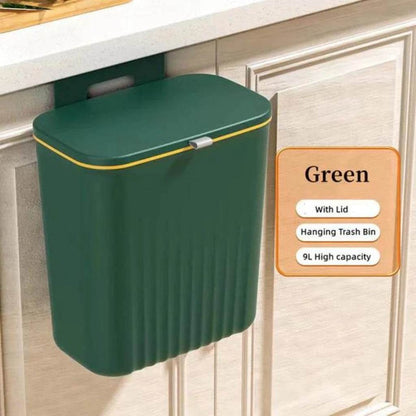 Hanging Trash Waste-bin Green - Thebrands