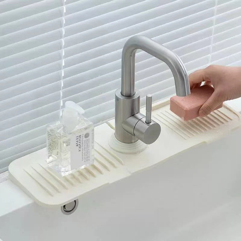 Silicone Faucet Drain Mat (Green)