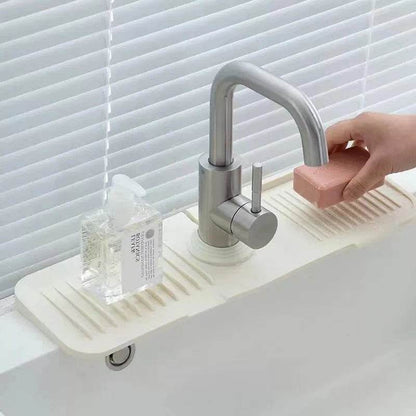 Silicone Faucet Drain Mat (Yellow) - Thebrands