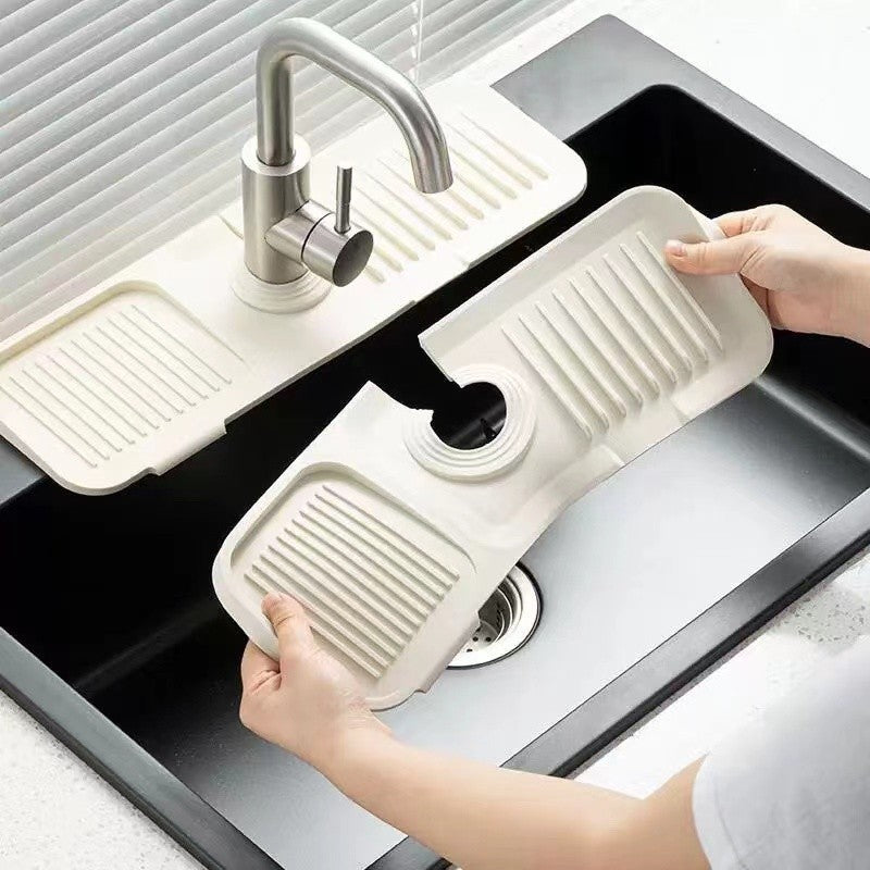 Silicone Faucet Drain Mat (Green)