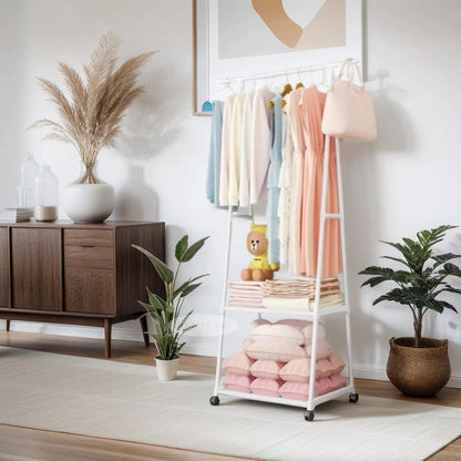 Cloth Organizer Rack - White