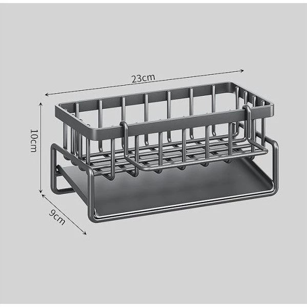 Sponge Holder Kitchen Organizer - Grey
