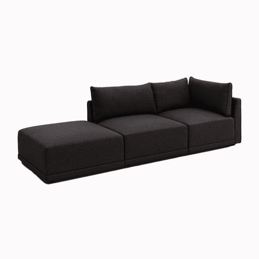 FABRIC SOFA SET (GREY) - Thebrands