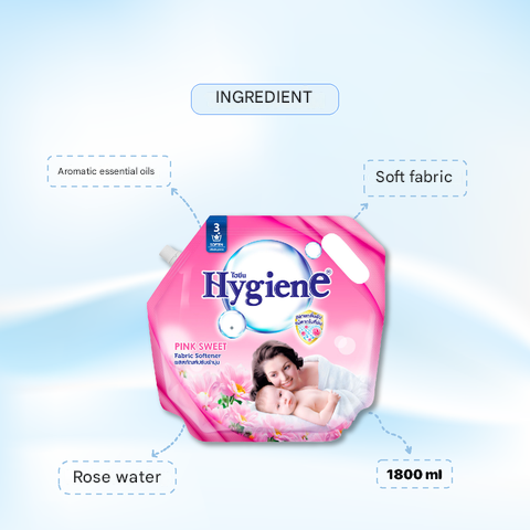 Softener Pink 1800ml Pouch Pink Sweet