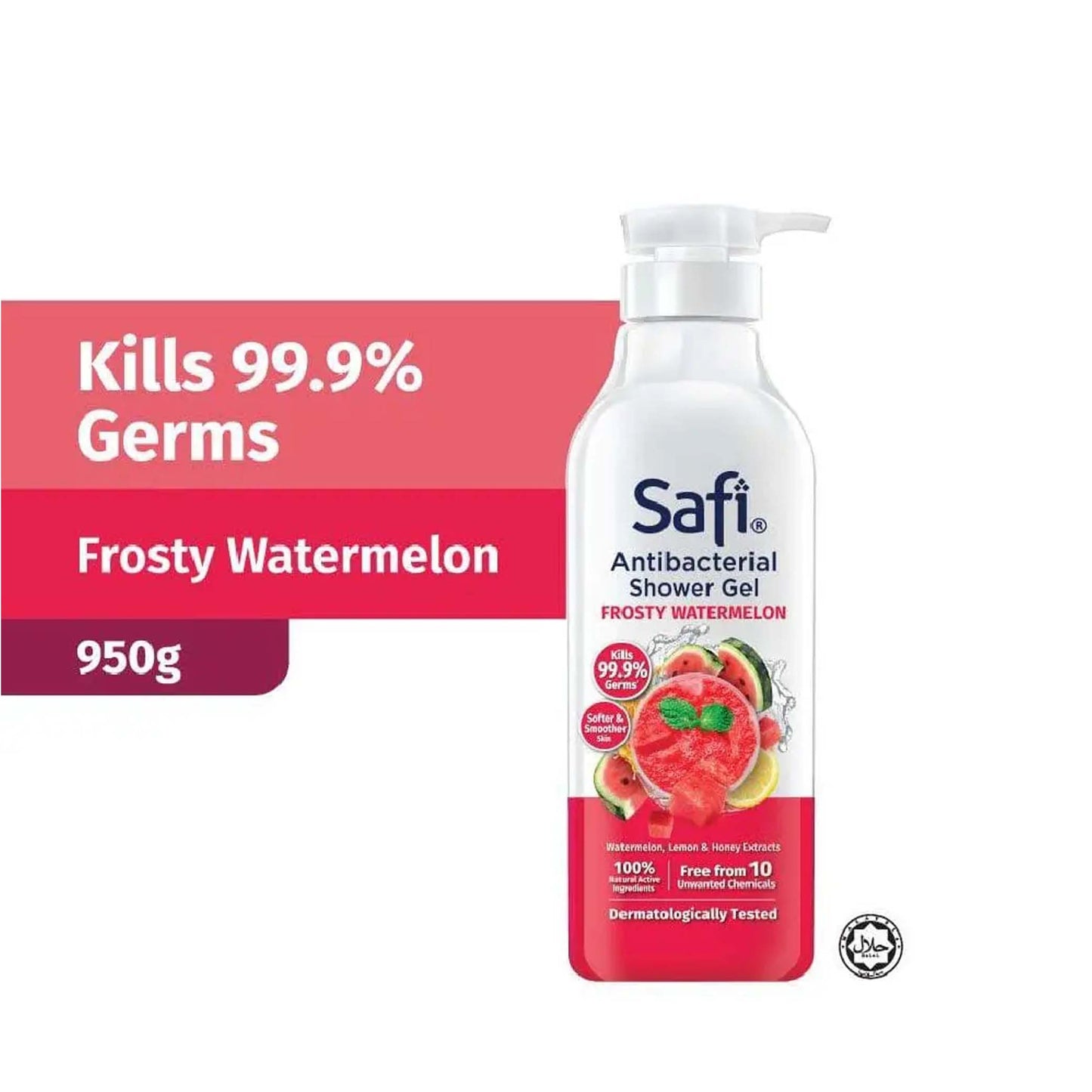 Safi Antibacterial Shower Frosty Watermelon 950 ml
