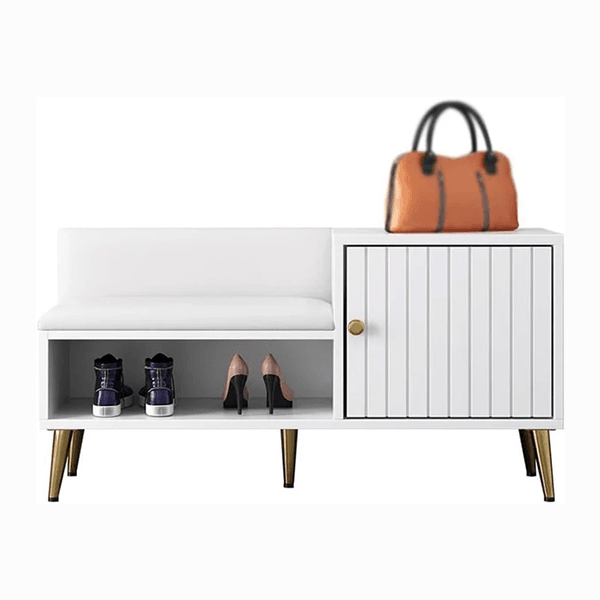 1013-72 LUXURY SHOE CABINET (PURE WHITE / 100*30*49H) - Thebrands