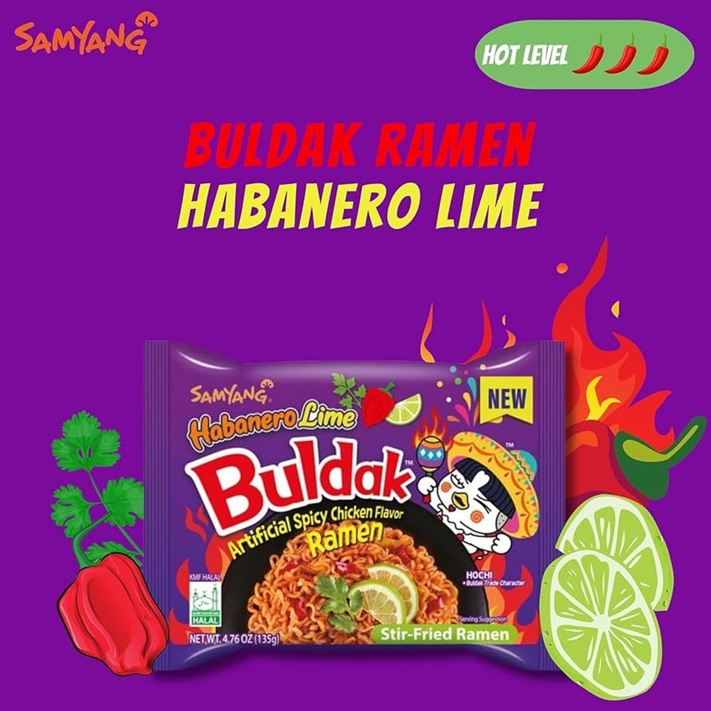 Ramen Lime Habanero 135 grm