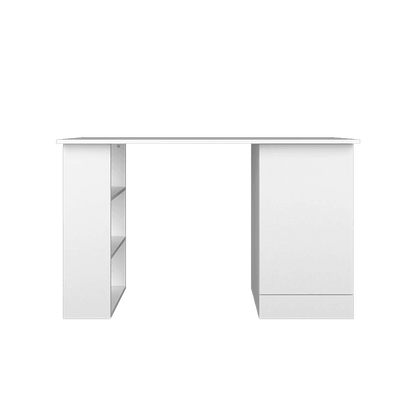 3.9FT study Desk Writing Table Office Table White (L119cm x W49cm x H75cm) - Thebrands